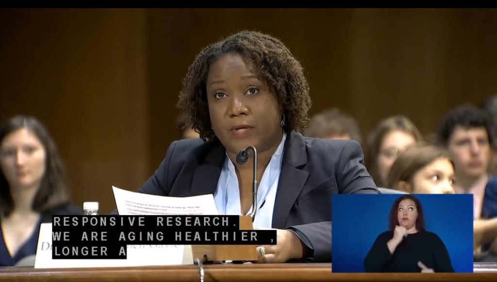 Dr. DeeDee Bennett Gayle Testifies before U.S. Senate